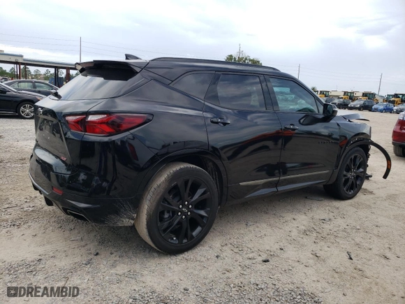 2022 Chevrolet Blazer RS with VIN 3GNKBERS9NS234696, listed as a Copart auction lot 65832234 with 27,902 mi miles and Salvage Title. Bid and sale history available at carsss.com. Image 3.