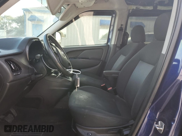 2017 Ram ProMaster City Cargo Van Tradesman SLT with VIN ZFBERFBB7H6G40749, listed as a Copart auction lot 89278675 with 108,578 mi miles and Salvage Title. Bid and sale history available at carsss.com. Image 7.