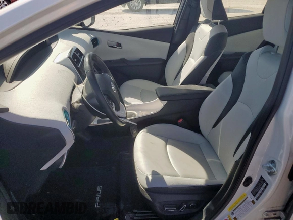2017 Toyota Prius Two with VIN JTDKARFU3H3047151, listed as a Copart auction lot 49861405 with 55,424 mi miles and Clean Title. Bid and sale history available at carsss.com. Image 7.