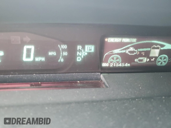2010 Toyota Prius II with VIN JTDKN3DU3A1301298, listed as a Copart auction lot 43279915 with 215,454 mi miles and Salvage Title. Bid and sale history available at DreamBid. Image 9.