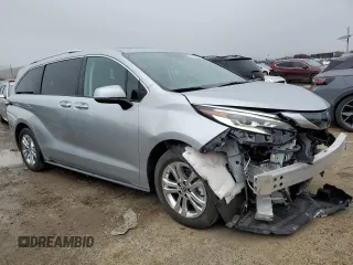 2023 Toyota Sienna Platinum with VIN 5TDESKFC6PS093059, listed as a Copart auction lot 84560654 with 19,173 mi miles and Salvage Title. Bid and sale history available at DreamBid. Image 4.