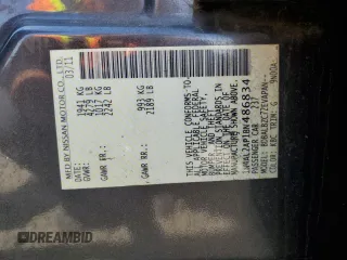 2011 Nissan Altima 2.5 S with VIN 1N4AL2AP1BN486834, listed as a Copart auction lot 50593975 with 194,339 mi miles and Salvage Title. Bid and sale history available at carsss.com. Image 12.