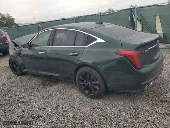 2021 Cadillac CT5 Premium Luxury with VIN 1G6DN5RK7M0113392, listed as a Copart auction lot 42806355 with 30,385 mi miles and Salvage Title. Bid and sale history available at carsss.com. Image 2.