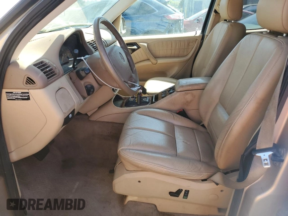 2001 Mercedes-Benz M-Class with VIN 4JGAB54E01A274839, listed as a Copart auction lot 72660884 with 190,934 mi miles and Clean Title. Bid and sale history available at carsss.com. Image 7.