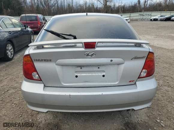 2004 Hyundai Accent GL with VIN KMHCG35C64U279929, listed as a Copart auction lot 81661824 with 99,222 mi miles and Salvage Title. Bid and sale history available at carsss.com. Image 6.