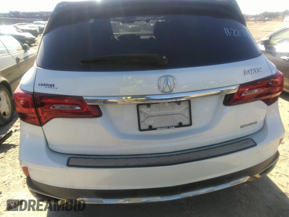 2018 Acura MDX w/Technology Pkg with VIN 5J8YD4H57JL016650, listed as a IAAI auction lot 40979704 with 82,980 mi miles. Bid and sale history available at carsss.com. Image 16.