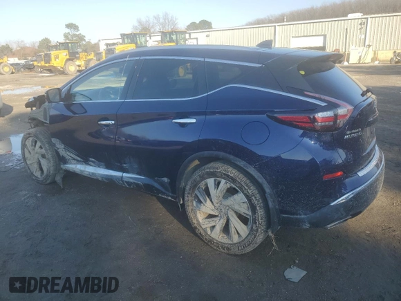 2023 Nissan Murano SL with VIN 5N1AZ2CJ2PC125970, listed as a Copart auction lot 88108305 with 49,885 mi miles and Salvage Title. Bid and sale history available at DreamBid. Image 2.