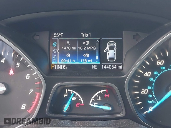 2013 Ford Escape Titanium with VIN 1FMCU0J95DUC71130, listed as a IAAI auction lot 42072032 with 144,054 mi miles and . Bid and sale history available at carsss.com. Image 7.