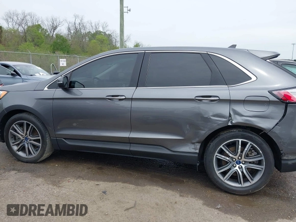 2022 Ford Edge Titanium with VIN 2FMPK4K93NBA14018, listed as a IAAI auction lot 41878548 with 52,515 mi miles. Bid and sale history available at carsss.com. Image 14.