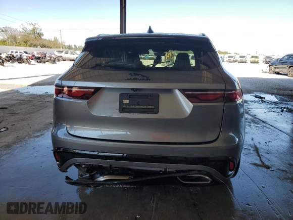 2024 Jaguar F-Pace R-Dynamic S with VIN SADCT2FU5RA738382, listed as a Copart auction lot 41953055 with 16,110 mi miles and Non Repairable. Bid and sale history available at DreamBid. Image 6.