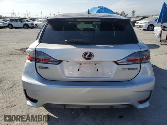 2015 Lexus CT 200h with VIN JTHKD5BH4F2244694, listed as a Copart auction lot 54236155 with 164,562 mi miles and Salvage title. Bid and sale history available at DreamBid. Image 6.