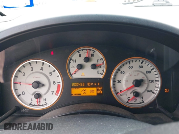 2010 Nissan Titan Pro-4X with VIN 1N6BA0EC9AN323943, listed as a IAAI auction lot 42795482 with 200,453 mi miles and . Bid and sale history available at DreamBid. Image 7.