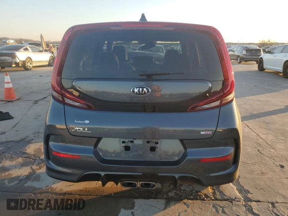 2021 Kia Soul Turbo with VIN KNDJ53AF5M7743289, listed as a Copart auction lot 85521924 with 30,967 mi miles and Salvage Title. Bid and sale history available at DreamBid. Image 6.