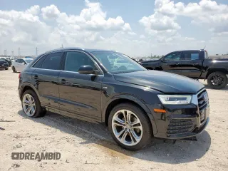 2016 Audi Q3 Prestige with VIN WA1FFCFS3GR020455, listed as a Copart auction lot 59219665 with 93,480 mi miles and Salvage title. Bid and sale history available at DreamBid. Image 4.