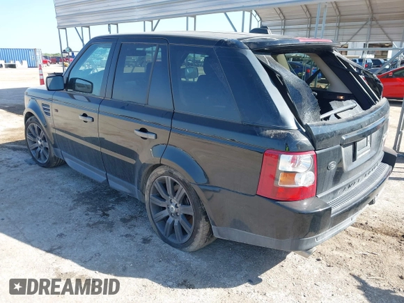 2008 Land Rover Range Rover Sport SC with VIN SALSH23458A139406, listed as a IAAI auction lot 42001525 with 120,392 mi miles and . Bid and sale history available at DreamBid. Image 3.