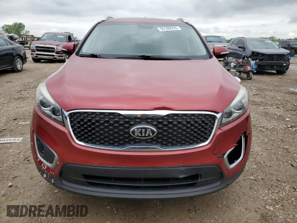 2017 Kia Sorento LX with VIN 5XYPG4A35HG255050, listed as a Copart auction lot 55180555 with Not Provided miles and Clean Title. Bid and sale history available at carsss.com. Image 5.