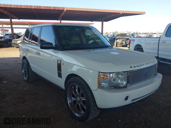 2005 Land Rover Range Rover with VIN SALMF11475A194253, listed as a IAAI auction lot 40581773 with 191,998 mi miles and . Bid and sale history available at DreamBid. Image 1.
