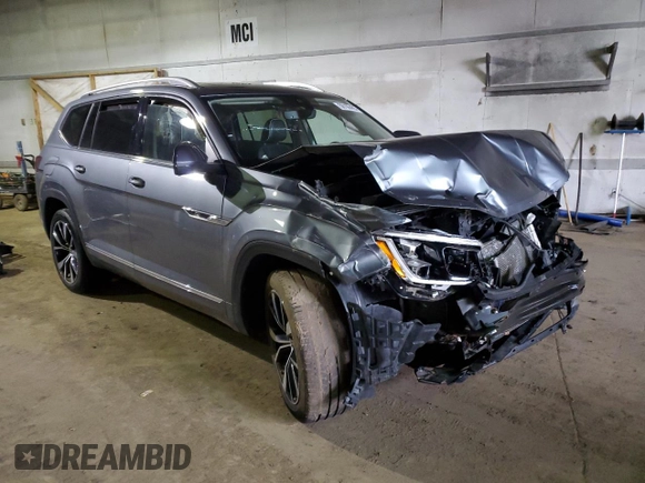 2024 Volkswagen Atlas SEL Premium R-Line с VIN 1V2FR2CA2RC604658, выставлен на аукционе Copart как лот 50166405 с пробегом 15 897 миль миль и Чистый • Clean title. История ставок и продаж доступна на DreamBid. Изображение 4.
