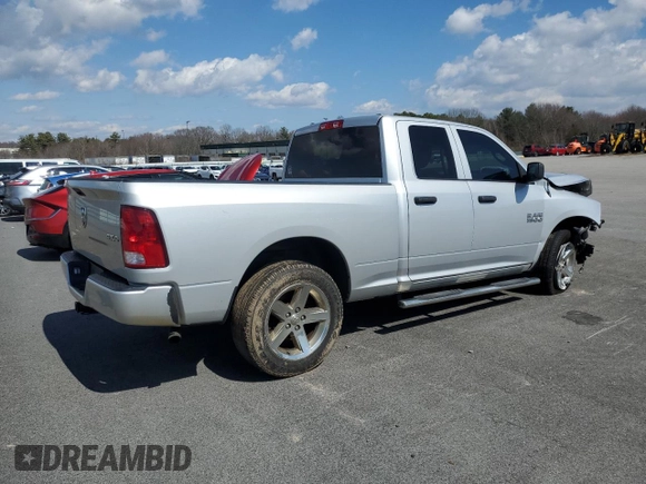 2018 Ram 1500 Express with VIN 1C6RR7FG2JS203690, listed as a Copart auction lot 50306575 with 84,520 mi miles and Salvage Title. Bid and sale history available at carsss.com. Image 3.