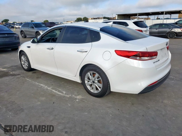 2018 Kia Optima LX with VIN 5XXGT4L37JG180452, listed as a Copart auction lot 60910515 with 156,068 mi miles and Salvage title. Bid and sale history available at DreamBid. Image 2.