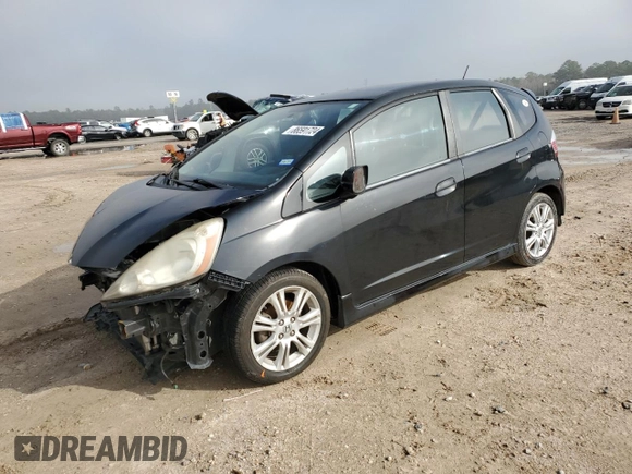 2010 Honda Fit Sport with VIN JHMGE8H44AS021590, listed as a Copart auction lot 52333635 with 137,770 mi miles and Salvage title. Bid and sale history available at DreamBid. Image 1.