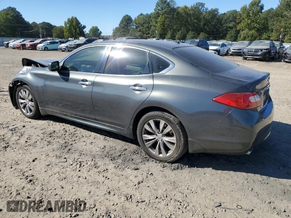 2013 Infiniti M37 with VIN JN1BY1AP2DM510404, listed as a Copart auction lot 76295144 with 134,586 mi miles and Salvage Title. Bid and sale history available at carsss.com. Image 2.