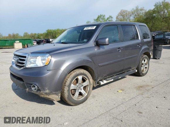 2015 Honda Pilot EX-L z VIN 5FNYF4H51FB063949, wystawiony jako Copart lot #55051995 z przebiegiem 215 927 mil mil oraz Czysty tytuł • Clean title. Historia ofert i sprzedaży dostępna na DreamBid. Obrazek 1.