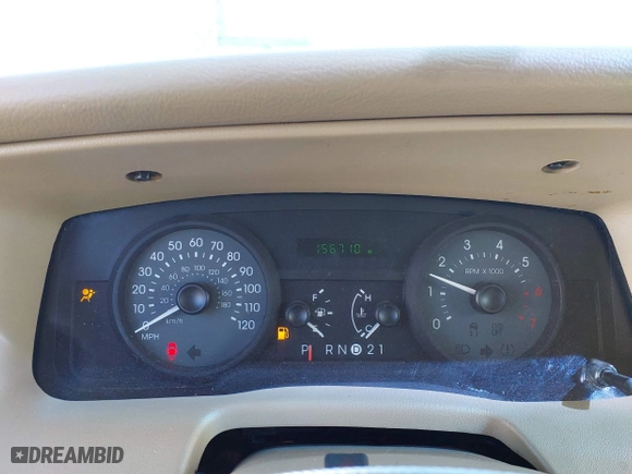 2006 Mercury Grand Marquis GS with VIN 2MEFM74V16X650056, listed as a IAAI auction lot 42107815 with 156,710 mi miles. Bid and sale history available at carsss.com. Image 7.