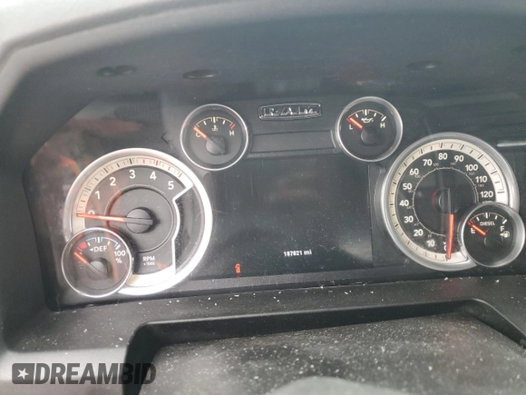 2014 Ram 2500 Big Horn with VIN 3C6UR5DL2EG189785, listed as a Copart auction lot 68295584 with 187,821 mi miles and Salvage Title. Bid and sale history available at carsss.com. Image 9.