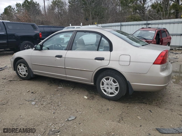2001 Honda Civic LX with VIN 1HGES165X1L048860, listed as a Copart auction lot 48097265 with NaN miles and Salvage Title. Bid and sale history available at carsss.com. Image 2.