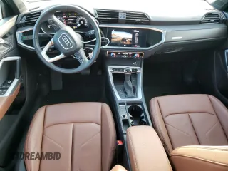 2022 Audi Q3 Premium with VIN WA1AUCF38N1143348, listed as a Copart auction lot 73682014 with 10,130 mi miles and Salvage Title. Bid and sale history available at carsss.com. Image 8.