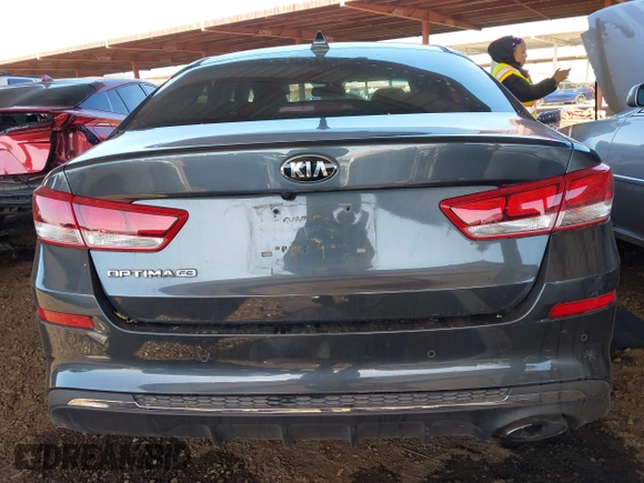 2020 Kia Optima LX with VIN 5XXGT4L34LG410127, listed as a IAAI auction lot 41335079 with 108,040 mi miles. Bid and sale history available at carsss.com. Image 16.