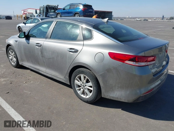 2017 Kia Optima LX with VIN 5XXGT4L32HG168901, listed as a IAAI auction lot 41775573 with 80,956 mi miles. Bid and sale history available at carsss.com. Image 3.