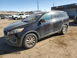 2016 Kia Sorento L with VIN 5XYPG4A38GG010905, listed as a Copart auction lot 43814145 with 127,637 mi miles and Salvage Title. Bid and sale history available at carsss.com. Image 1.