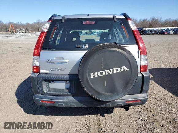 2006 Honda CR-V LX with VIN JHLRD78596C029060, listed as a Copart auction lot 51007285 with 237,314 mi miles and Clean Title. Bid and sale history available at carsss.com. Image 6.