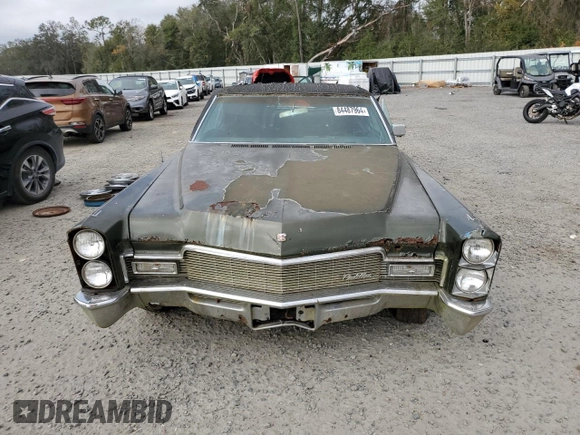 1968 Cadillac Eldorado z VIN J8277779, wystawiony jako Copart lot #84487964 z przebiegiem 92 328 mil mil oraz Czysty tytuł • Clean title. Historia ofert i sprzedaży dostępna na DreamBid. Obrazek 5.