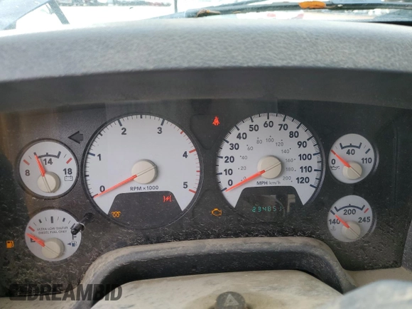 2008 Dodge Ram 2500 Laramie with VIN 3D7KS29A68G120554, listed as a Copart auction lot 77974104 with 234,851 mi miles and Salvage Title. Bid and sale history available at carsss.com. Image 9.