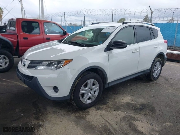 2013 Toyota RAV4 LE with VIN JTMZFREV9DD016890, listed as a IAAI auction lot 41736523 with 140,079 mi miles. Bid and sale history available at carsss.com. Image 2.