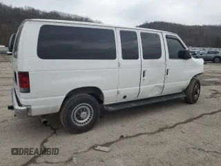 2008 Ford Econoline Passenger XL with VIN 1FBNE31L48DA80204, listed as a Copart auction lot 43873375 with 181,378 mi miles and Salvage Title. Bid and sale history available at carsss.com. Image 3.
