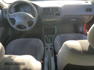 1998 Honda Civic DX with VIN 1HGEJ6124WL105199, listed as a Copart auction lot 72459114 with 128,758 mi miles and Salvage Title. Bid and sale history available at carsss.com. Image 8.