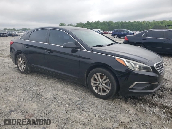 2016 Hyundai Sonata 2.4L with VIN 5NPE24AF7GH307432, listed as a Copart auction lot 54595575 with 142,395 mi miles and Clean Title. Bid and sale history available at carsss.com. Image 4.