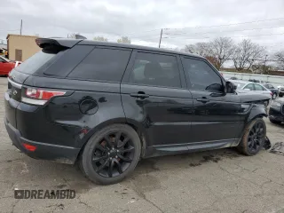 2017 Land Rover Range Rover Sport HSE with VIN SALWR2FK1HA673690, listed as a Copart auction lot 50484525 with 123,544 mi miles and Salvage Title. Bid and sale history available at carsss.com. Image 3.