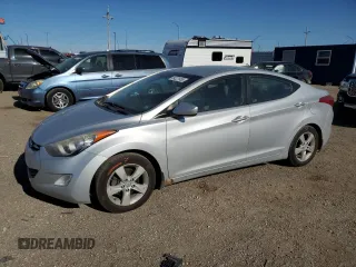 2013 Hyundai Elantra GLS with VIN KMHDH4AE5DU668141, listed as a Copart auction lot 54221935 with 185,285 mi miles and Salvage title. Bid and sale history available at DreamBid. Image 1.