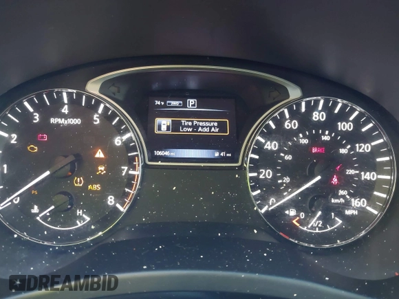 2016 Nissan Pathfinder Platinum with VIN 5N1AR2MMXGC629580, listed as a IAAI auction lot 40817601 with 106,046 mi miles and . Bid and sale history available at DreamBid. Image 7.