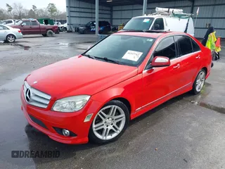 2009 Mercedes-Benz C-Class 3.5L Sport with VIN WDDGF56X09R043606, listed as a IAAI auction lot 41537762 with 143,902 mi miles. Bid and sale history available at carsss.com. Image 2.