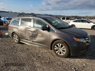 2016 Honda Odyssey EX-L with VIN 5FNRL5H66GB165356, listed as a Copart auction lot 49228225 with 124,982 mi miles and Salvage Title. Bid and sale history available at carsss.com. Image 4.