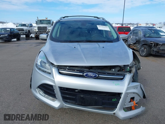2015 Ford Escape Titanium with VIN 1FMCU9J97FUA05003, listed as a IAAI auction lot 41721214 with 51,644 mi miles. Bid and sale history available at carsss.com. Image 12.