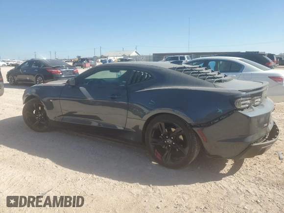 2022 Chevrolet Camaro 1LT with VIN 1G1FB1RS7N0127360, listed as a Copart auction lot 76622624 with 26,588 mi miles and Salvage Title. Bid and sale history available at carsss.com. Image 2.