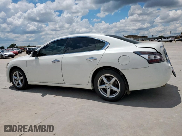 2014 Nissan Maxima S with VIN 1N4AA5AP2EC441439, listed as a Copart auction lot 55456425 with 193,649 mi miles and Salvage Title. Bid and sale history available at DreamBid. Image 2.