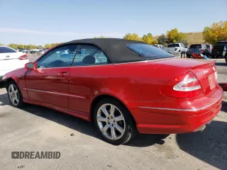 2005 Mercedes-Benz CLK 500 with VIN WDBTK75J55F163229, listed as a Copart auction lot 76276354 with 76,829 mi miles and Salvage Title. Bid and sale history available at DreamBid. Image 2.